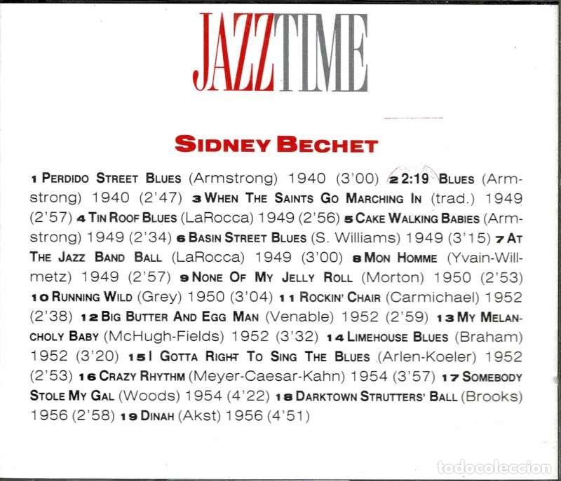 CDs de m&uacute;sica: Sidney Bechet - Jazz Time. CD - Foto 2