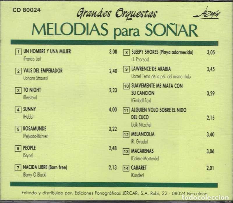 CDs de m&uacute;sica: Melod&iacute;as para So&ntilde;ar Vol. 2. CD - Foto 2