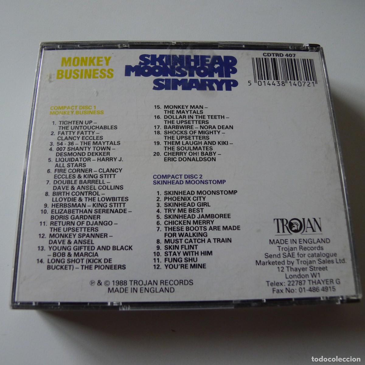 CDs de m&uacute;sica: Various / Simaryp &ndash; Monkey Business / Skinhead Moonstomp 2CD BOX SET - Foto 3