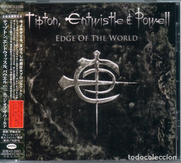 CDs de M&uacute;sica: TIPTON - ENTWISTLE - POWELL (Edge of the world) JAPAN EDITION