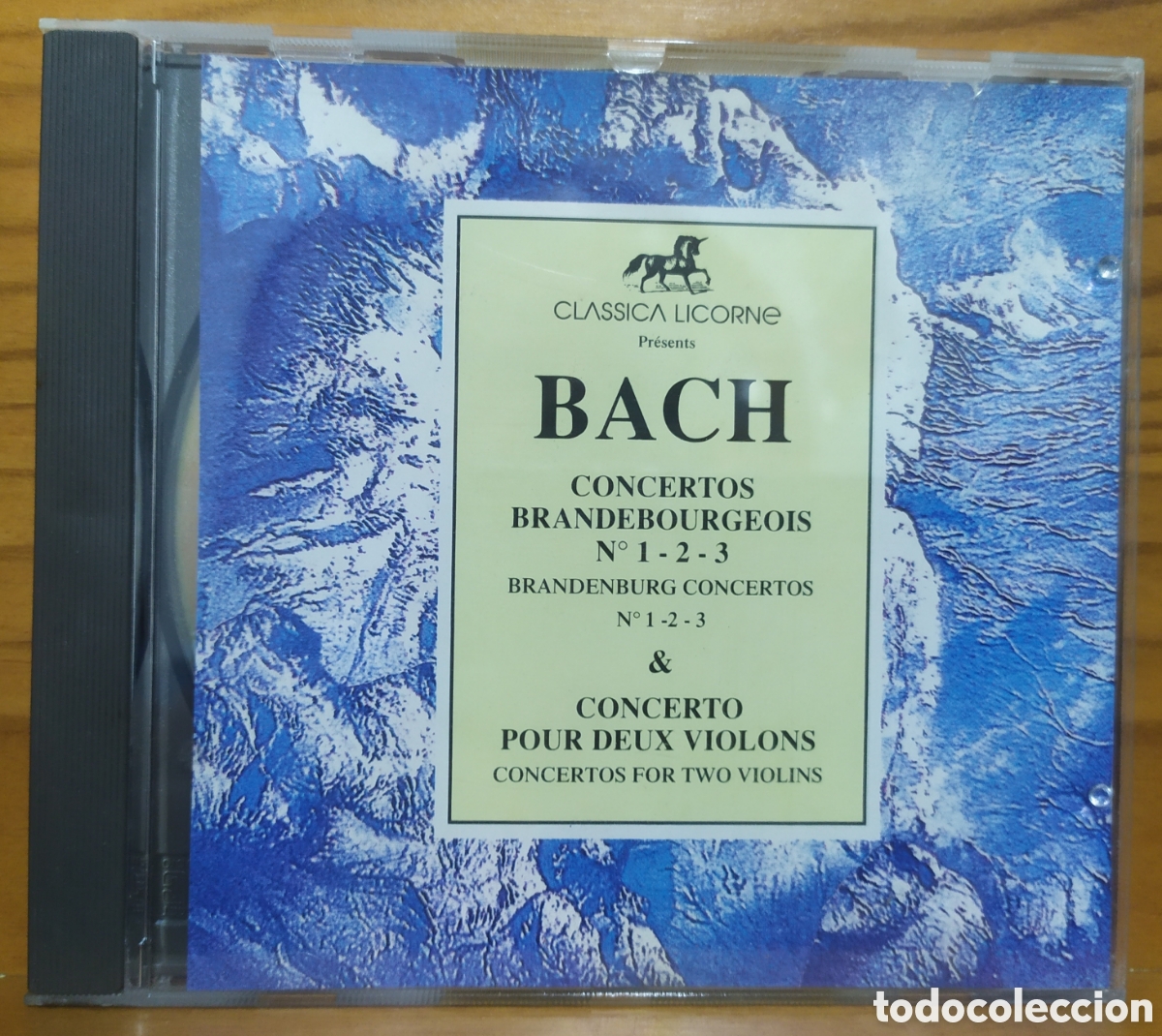 CDs de M&uacute;sica: CD M&uacute;sica: Jean Sebastien Bach - Col. Classica Licorne