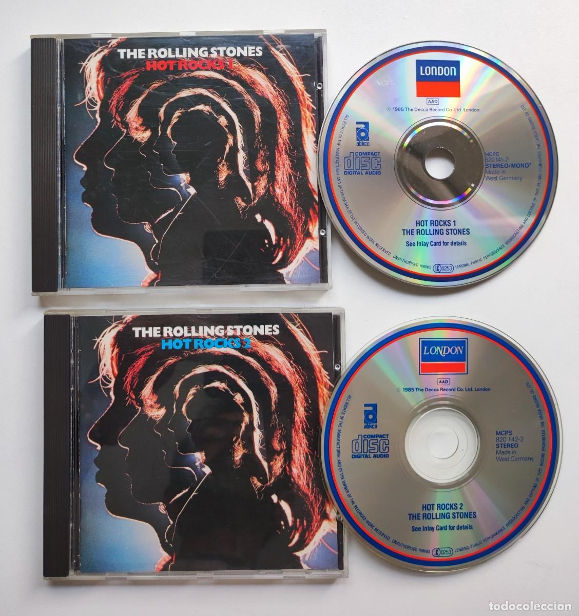 CDs de M&uacute;sica: 2 CD 1985 - THE ROLLING STONES / HOT ROCKS I y II - 1&deg; EDICIONES DECCA RECORDS 1985