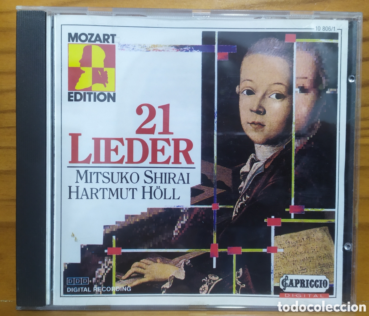 CDs de M&uacute;sica: CD M&uacute;sica: Mozart Edition 21 Lieder - Capriccio 1990