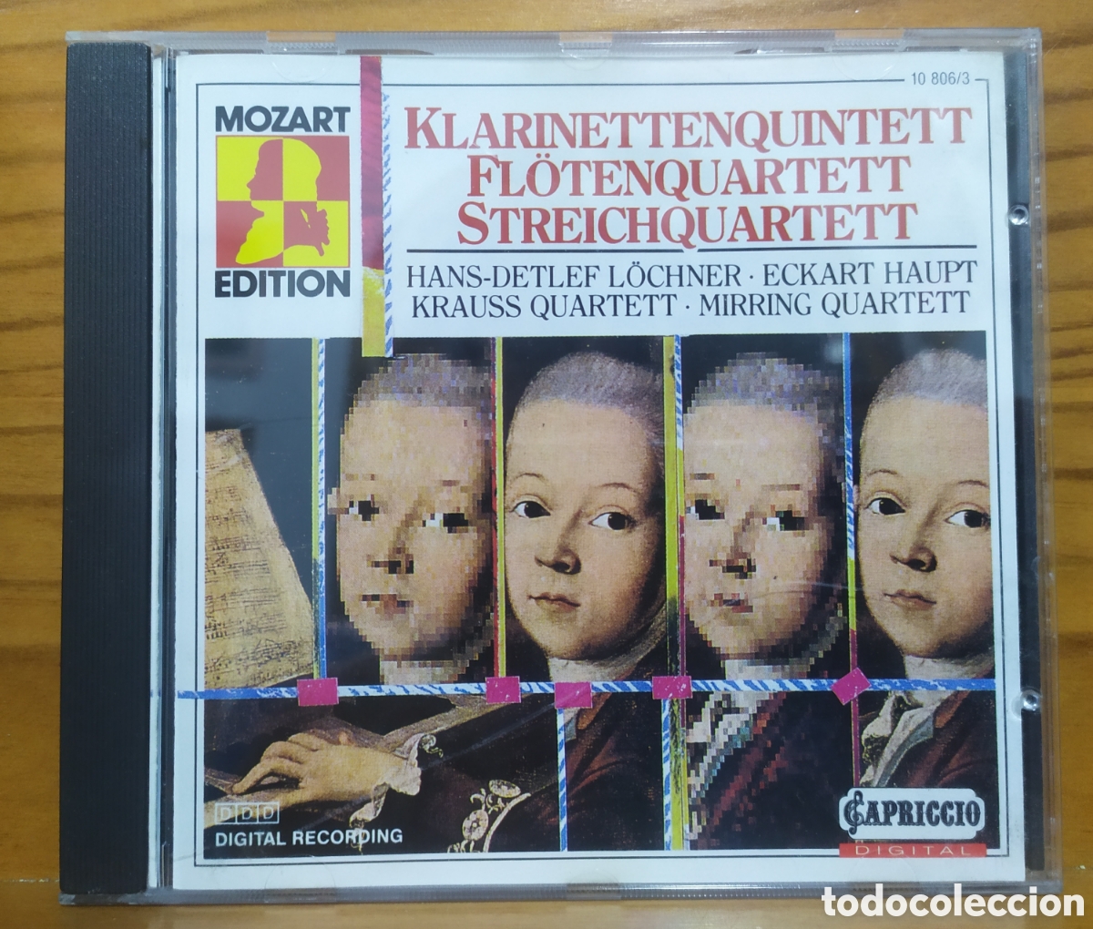 CDs de M&uacute;sica: CD M&uacute;sica: Mozart Edition - Capriccio 1990