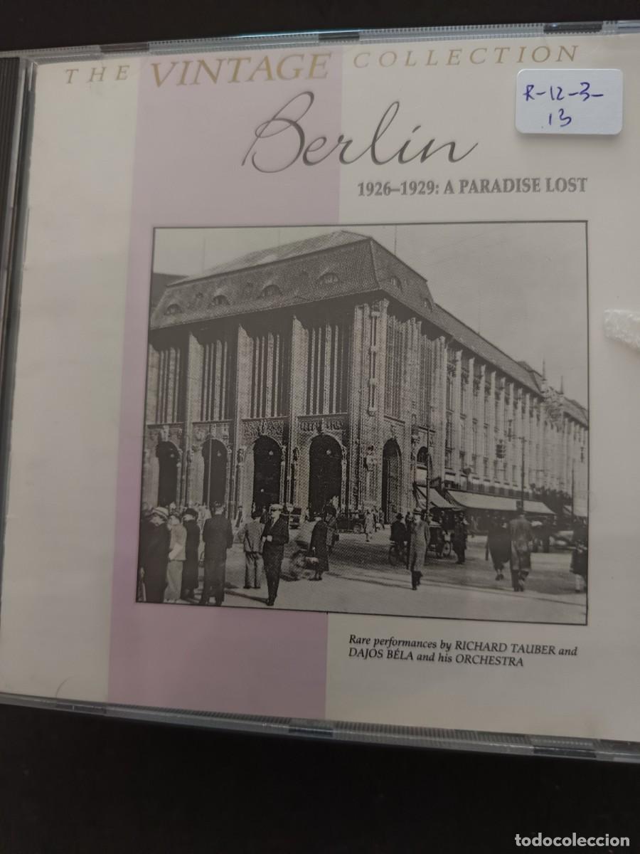 CDs de M&uacute;sica: BERLIN. 1926-1929: A PARADISE LOST. THE VINTAGE COLLECTION
