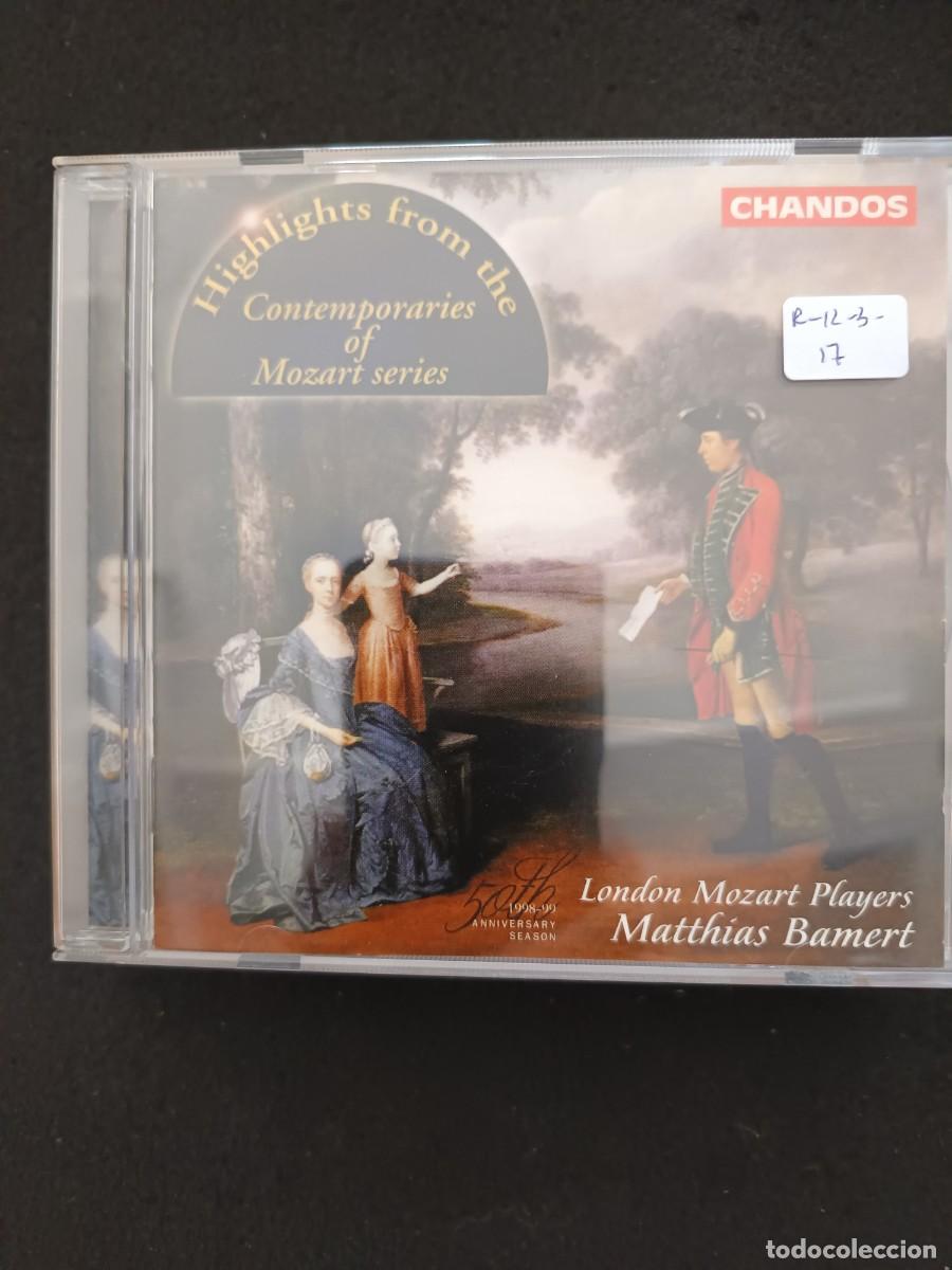 CDs de M&uacute;sica: HIGHLIGHTS FROM THE COMTEMPORARIES OF MOZART SERIES. LONDON MOZART PLAYERS. DIR.: MATTHIAS BAMERT