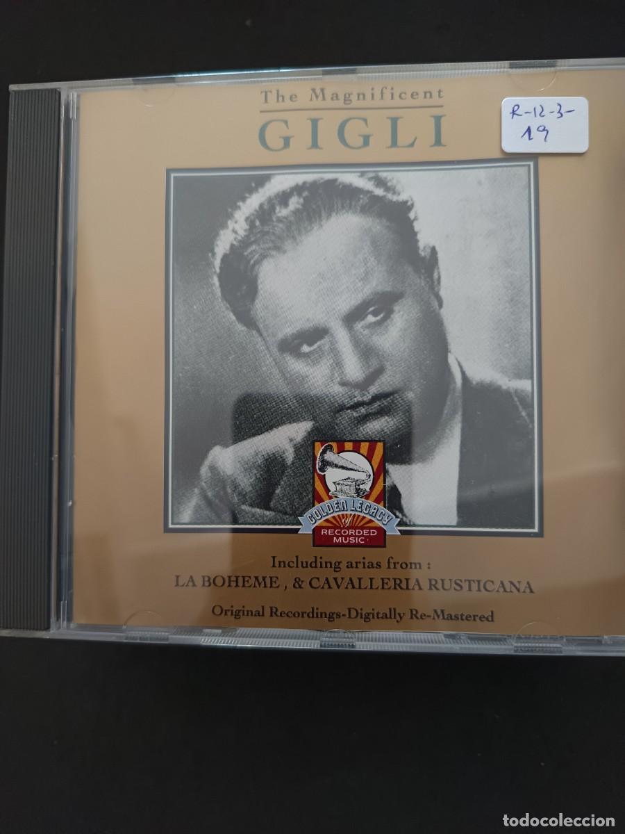 CDs de M&uacute;sica: THE MAGNIFICENT GIGLI. ARIAS FROM LA BOH&Egrave;ME & CAVALLERIA RUSTICANA
