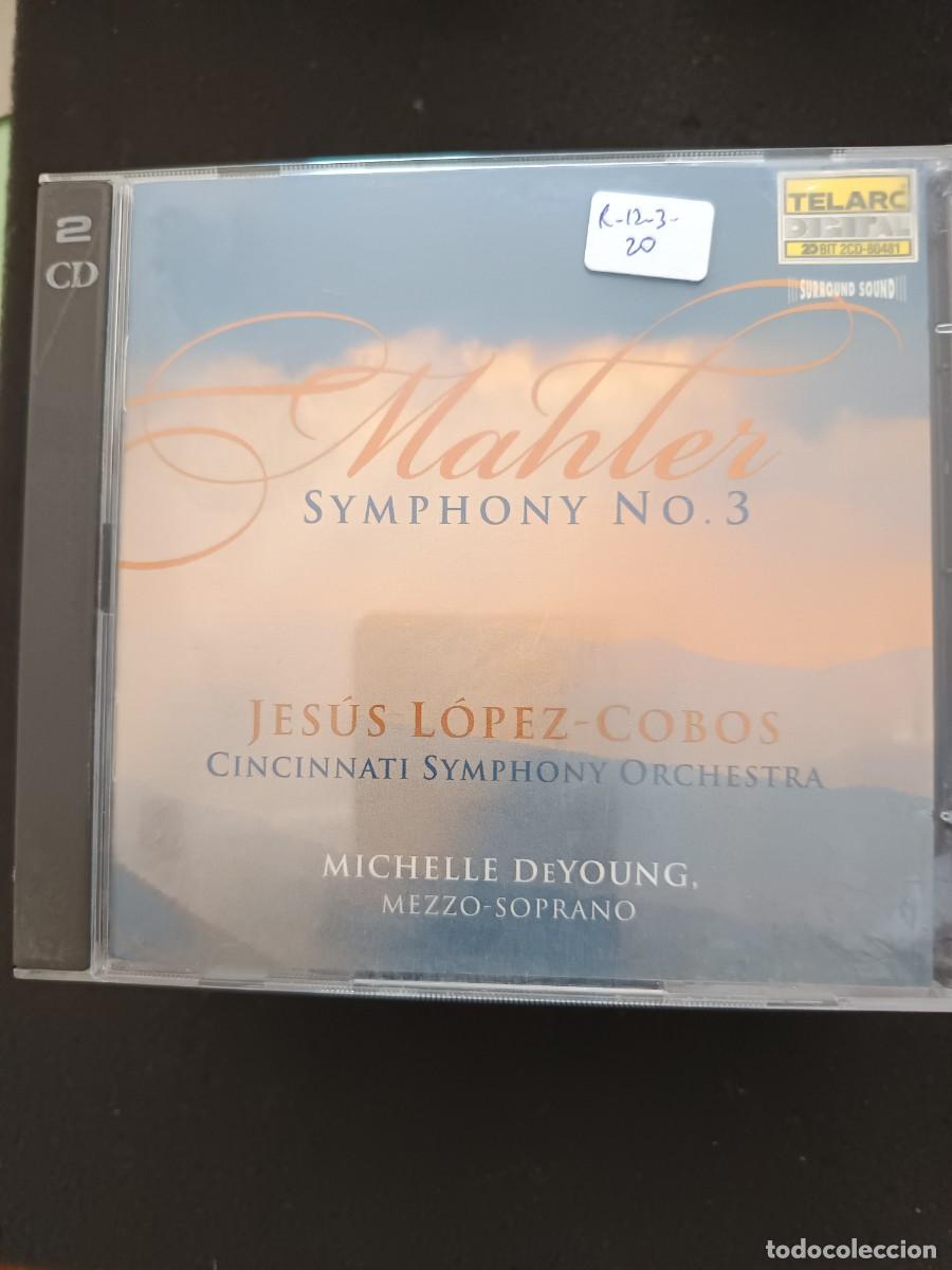 CDs de M&uacute;sica: 2 CD. MAHLER. SYMPHONY N&ordm; 3. DIR.: JES&Uacute;S L&Oacute;PEZ COBOS. CINCINNATI SYMPHONY ORCHESTRA.