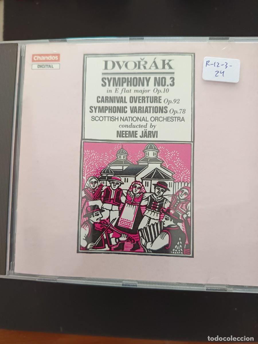 CDs de M&uacute;sica: DVOR&Aacute;K. SYMPHONY N&ordm; 3 / CARNIVAL OVERTURE / SYMPHONIC VARIATIONS.- DIR.: NEEME J&Auml;RVI.