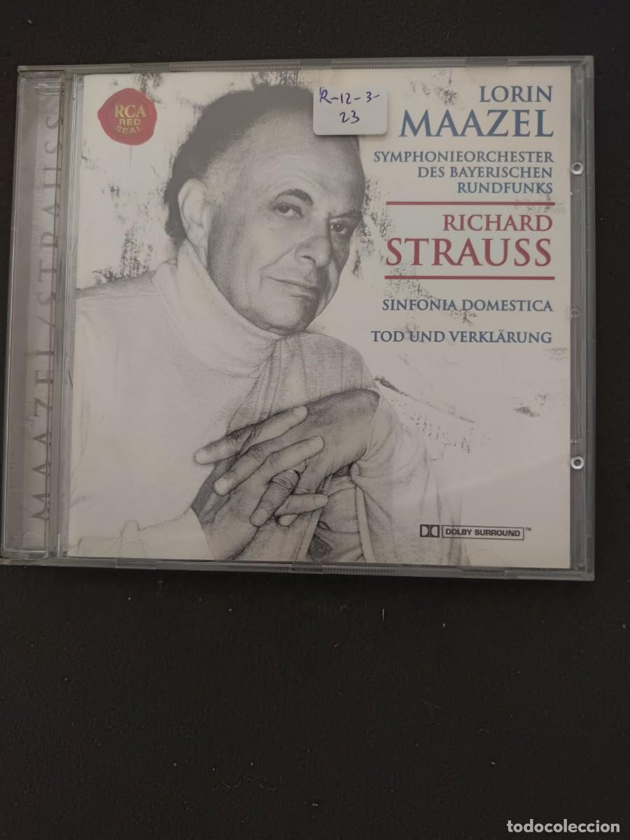 CDs de M&uacute;sica: RICHARD STRAUSS: SINFON&Iacute;A DOM&Eacute;STICA / TOD UND VERKL&Auml;RUNG. DIR.: LORIN MAAZEL