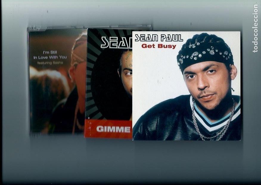 CDs de M&uacute;sica: SEAN PAUL. Get busy. gimme the light. I'm in love with you (3 cd single)