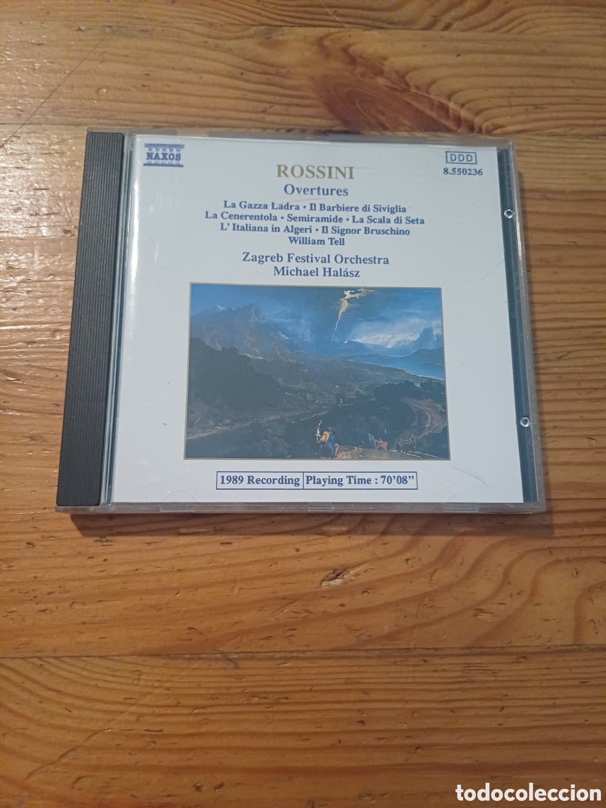 CDs de M&uacute;sica: Rossini Overtures Zagreb Festival Orchestra Michael Hal&aacute;sz 1989 CD