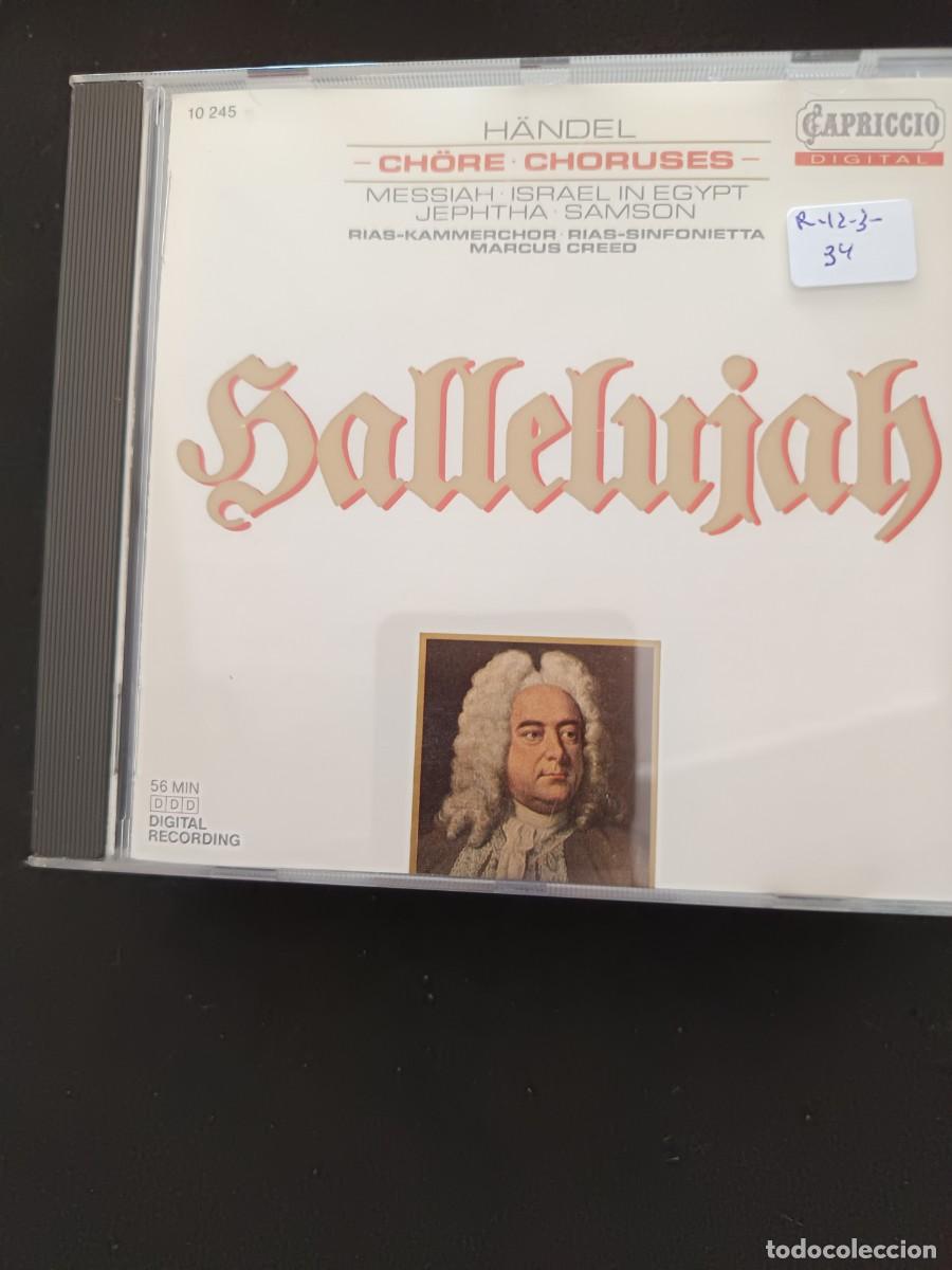 CDs de M&uacute;sica: H&Auml;NDEL: HALLELUJAH. CH&Ouml;RE / CHORUSES: MESSIAH. ISTAREL IN EGYPT / JEPHTHA / SAMSON