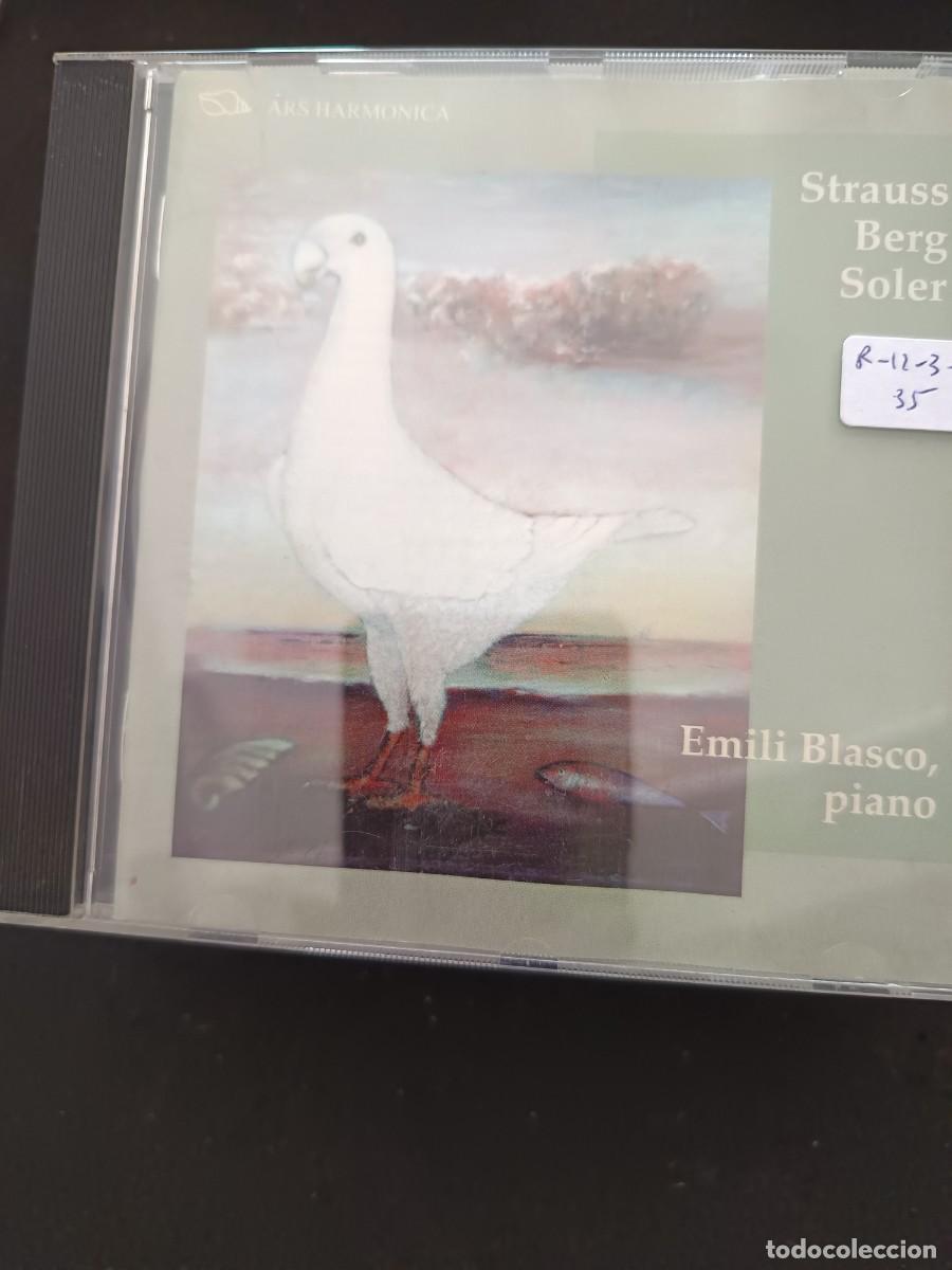 CDs de M&uacute;sica: STRAUSS, BERG, SOLER. PIANO: EMILI BLASCO