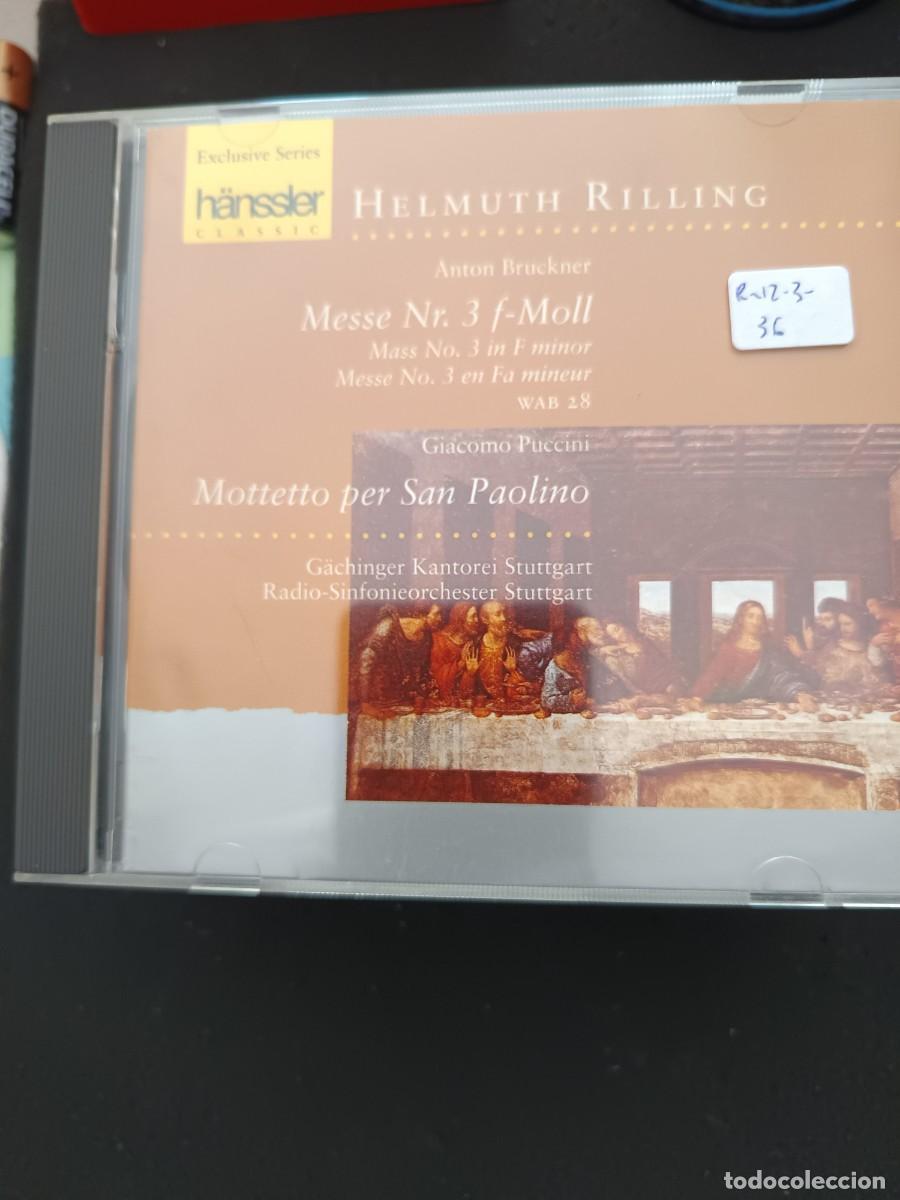 CDs de M&uacute;sica: BRUCKNER: MESSE NR. 3 / PUCCINI: MOTTETTO PER SAN PAOLINO. DIR.: HELMUTH RILLING
