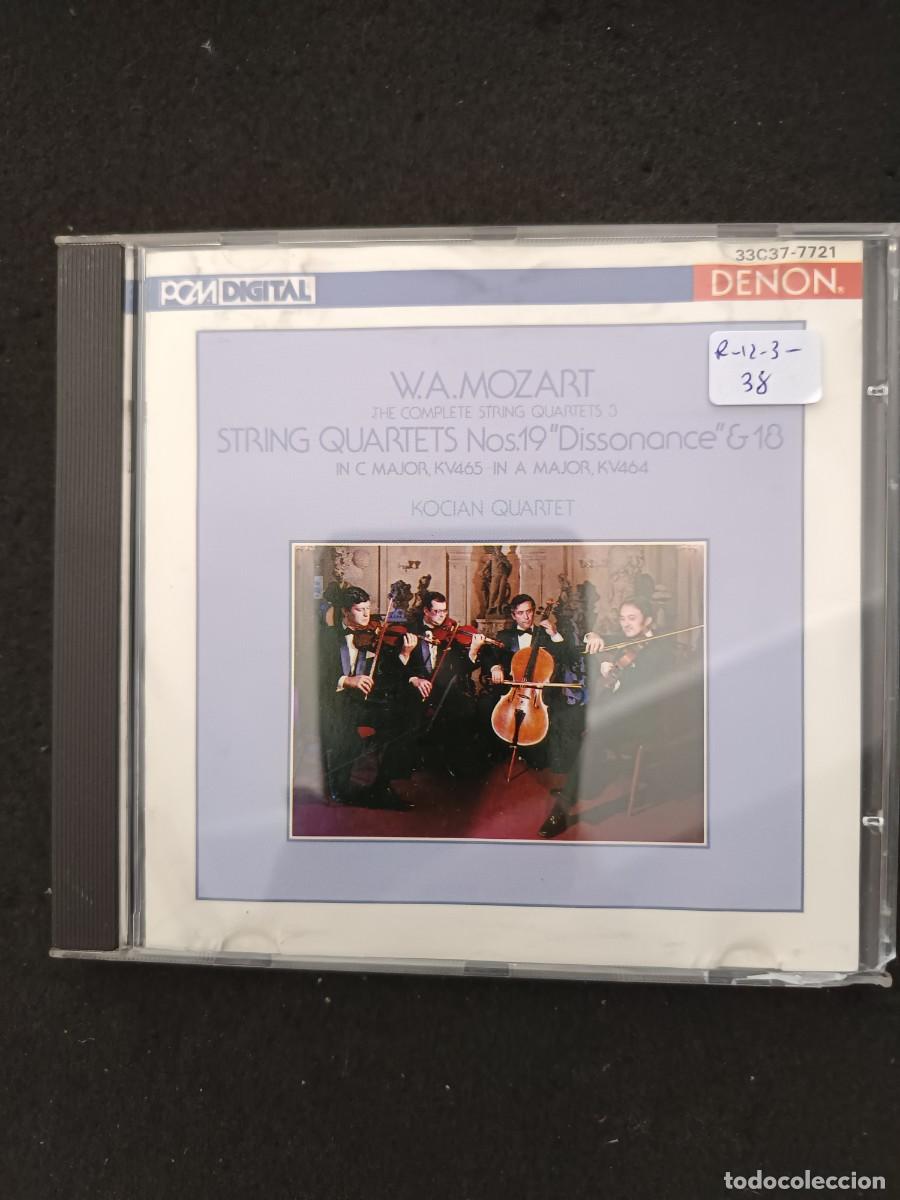 CDs de M&uacute;sica: MOZART: THE COMPLETE STRING QUARTETS 3 ( N&ordm; 19 &rdquo;DISONANCE&rdquo; & 18).- KOCIAN QUARTET.