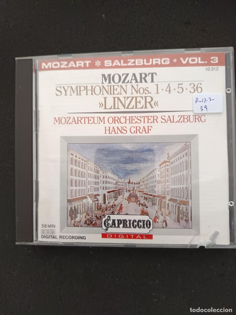CDs de M&uacute;sica: MOZART: SYMPHONIEN 1, 4, 5, 36 &rdquo;LINZER&rdquo;. MOZARTEUM ORCHESTER SALZBURG. HANS GRAF