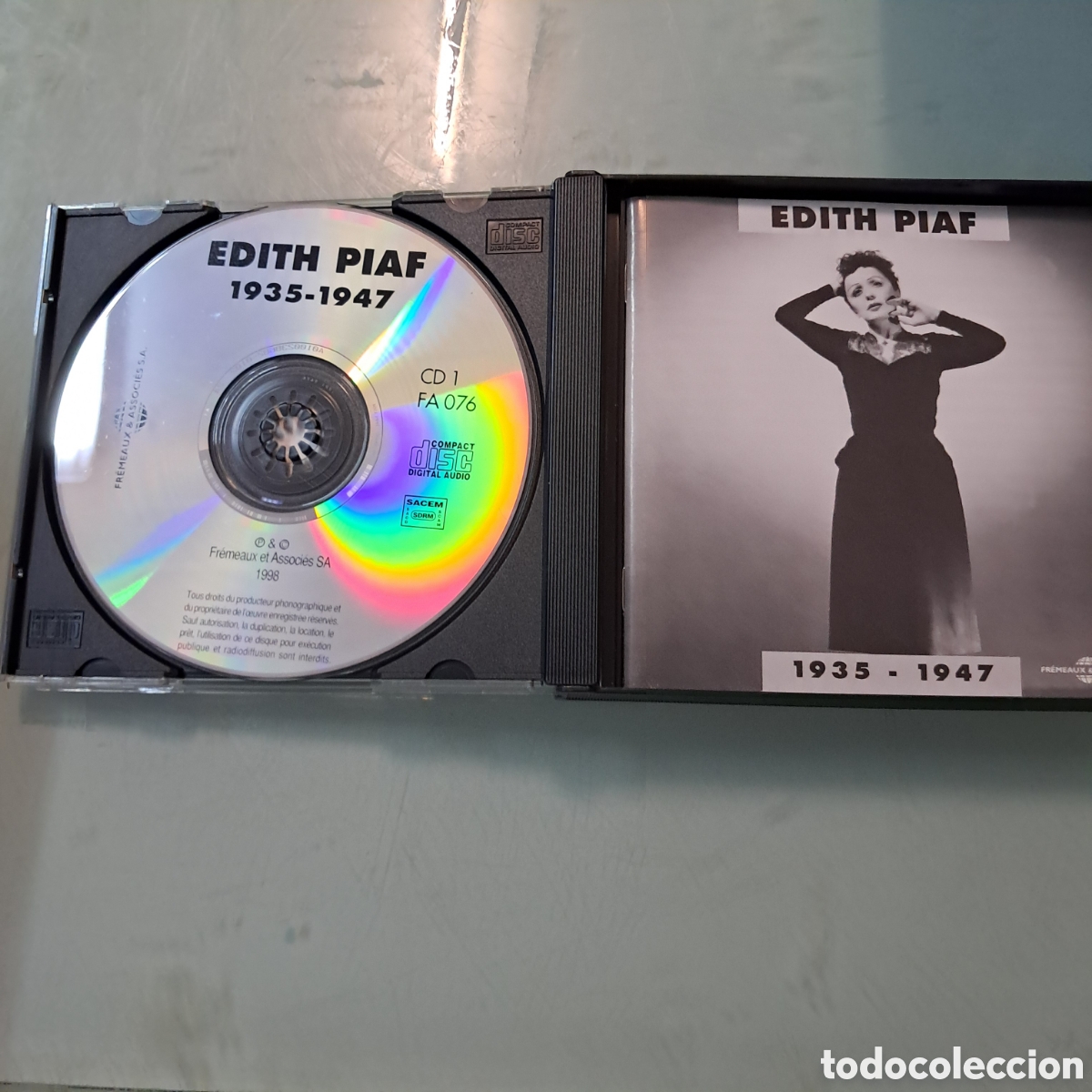 CDs de m&uacute;sica: Edith Piaf, C&oacute;mics disc, 2 CD 1935-1967 - Foto 2