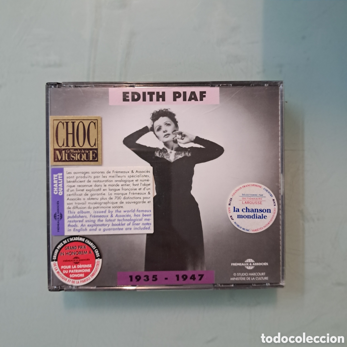 CDs de m&uacute;sica: Edith Piaf, C&oacute;mics disc, 2 CD 1935-1967 - Foto 1
