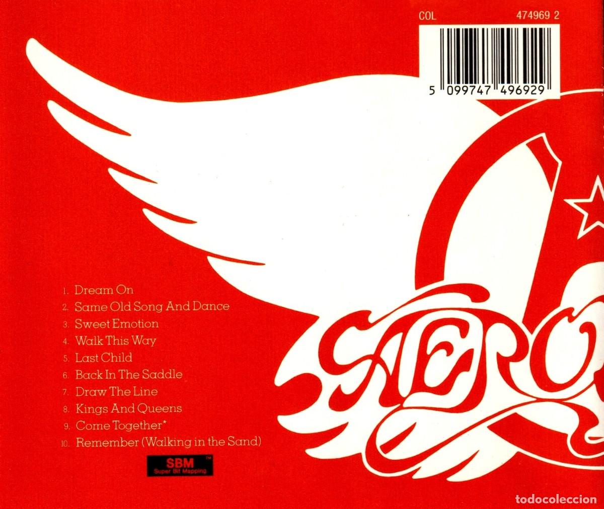 CDs de m&uacute;sica: AEROSMITH. GREATEST HITS. RECOPILATORIO. CD. - Foto 2