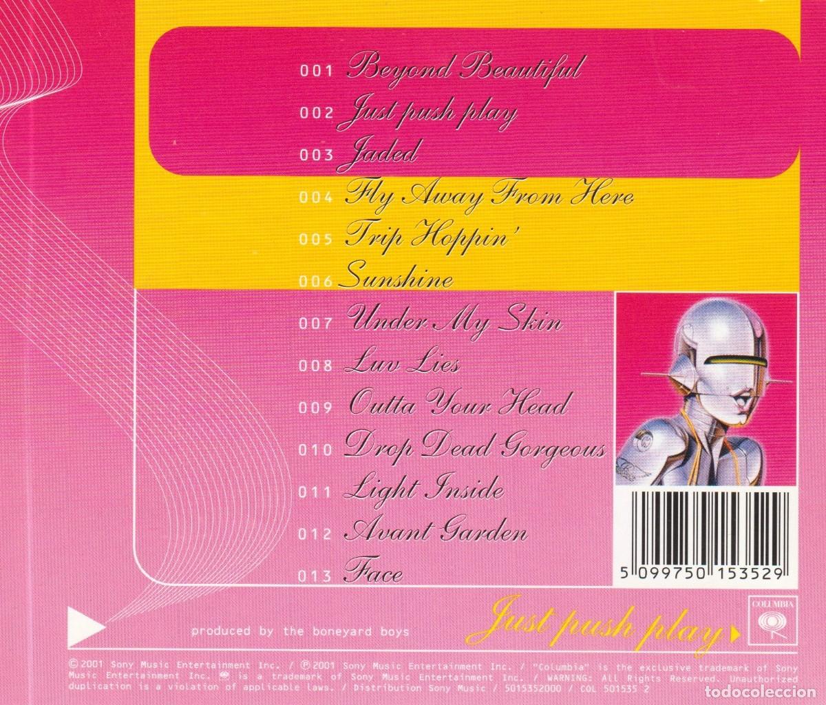 CDs de m&uacute;sica: AEROSMITH. JUST PUSH PLAY. CD. - Foto 2