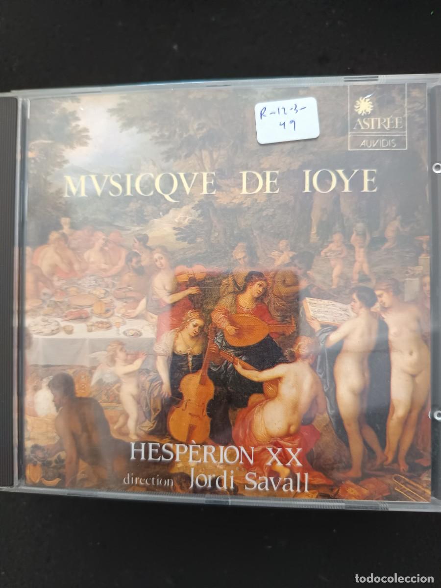CDs de M&uacute;sica: MUSICQUE DE IOYE. HESP&Egrave;RION XX. DIRECCI&Oacute;N: JORDI SAVALL