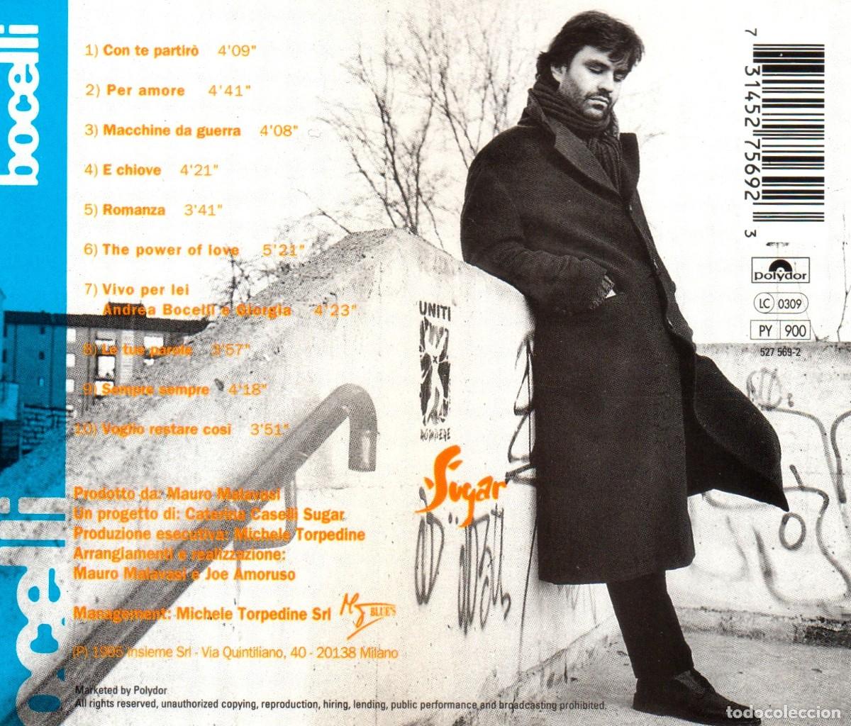 CDs de m&uacute;sica: ANDREA BOCELLI. ANDREA BOCELLI. CD. - Foto 2