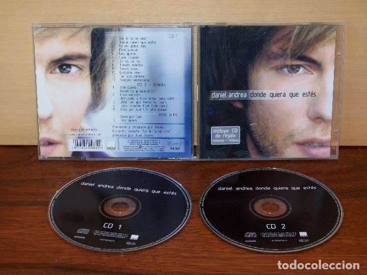 CDs de m&uacute;sica: [DOBLE CD]. DANIEL ANDREA. DONDE QUIERAS QUE ESTES. - Foto 2