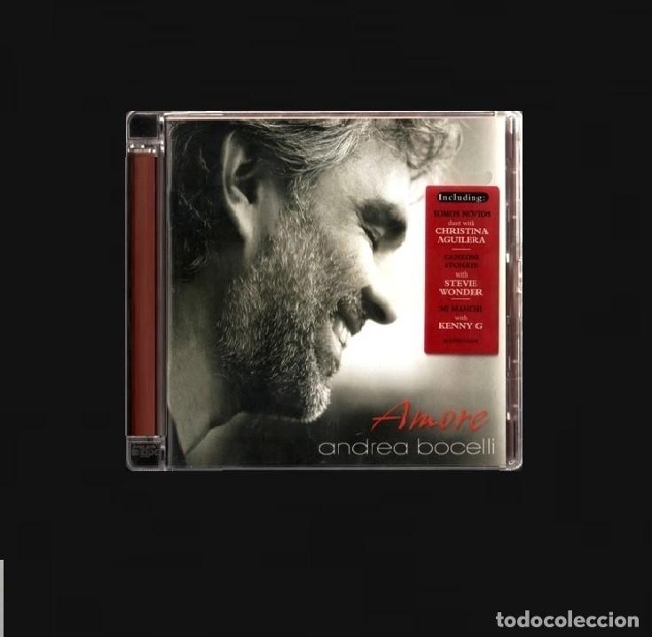 CDs de M&uacute;sica: ANDREA BOCELLI. AMORE. CON CRISTINA AGUILERA. STEVIE WONDER. KENNY G. CD.