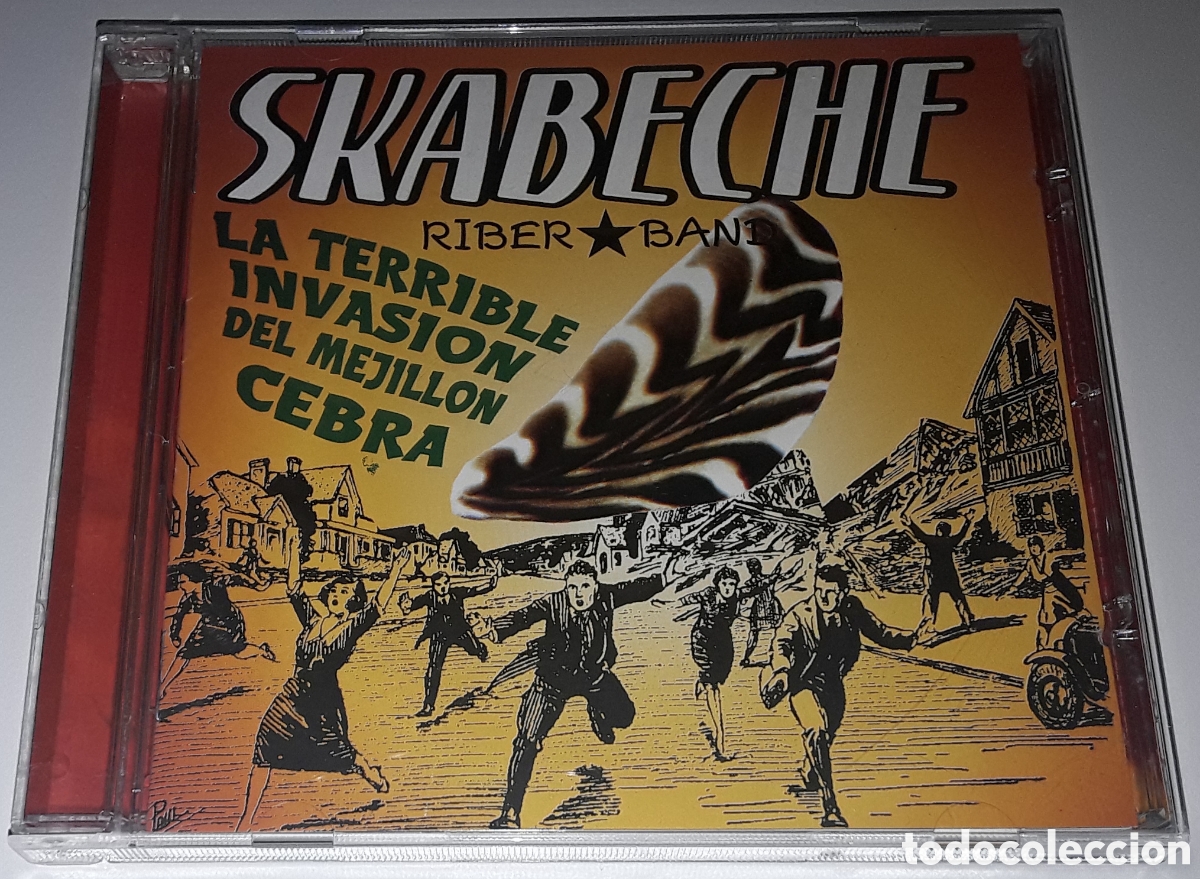 CDs de M&uacute;sica: CD - SKABECHE RIBER BAND - LA TERRIBLE INVASI&Oacute;N DEL MEJILL&Oacute;N CEBRA - SKABECHE