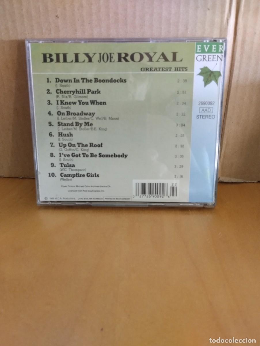 CDs de m&uacute;sica: BILLY JOE ROYAL ----- GREATEST HITS - Foto 2