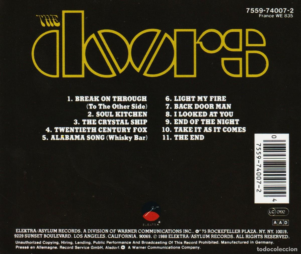 CDs de m&uacute;sica: THE DOORS. THE DOORS. CD. - Foto 2