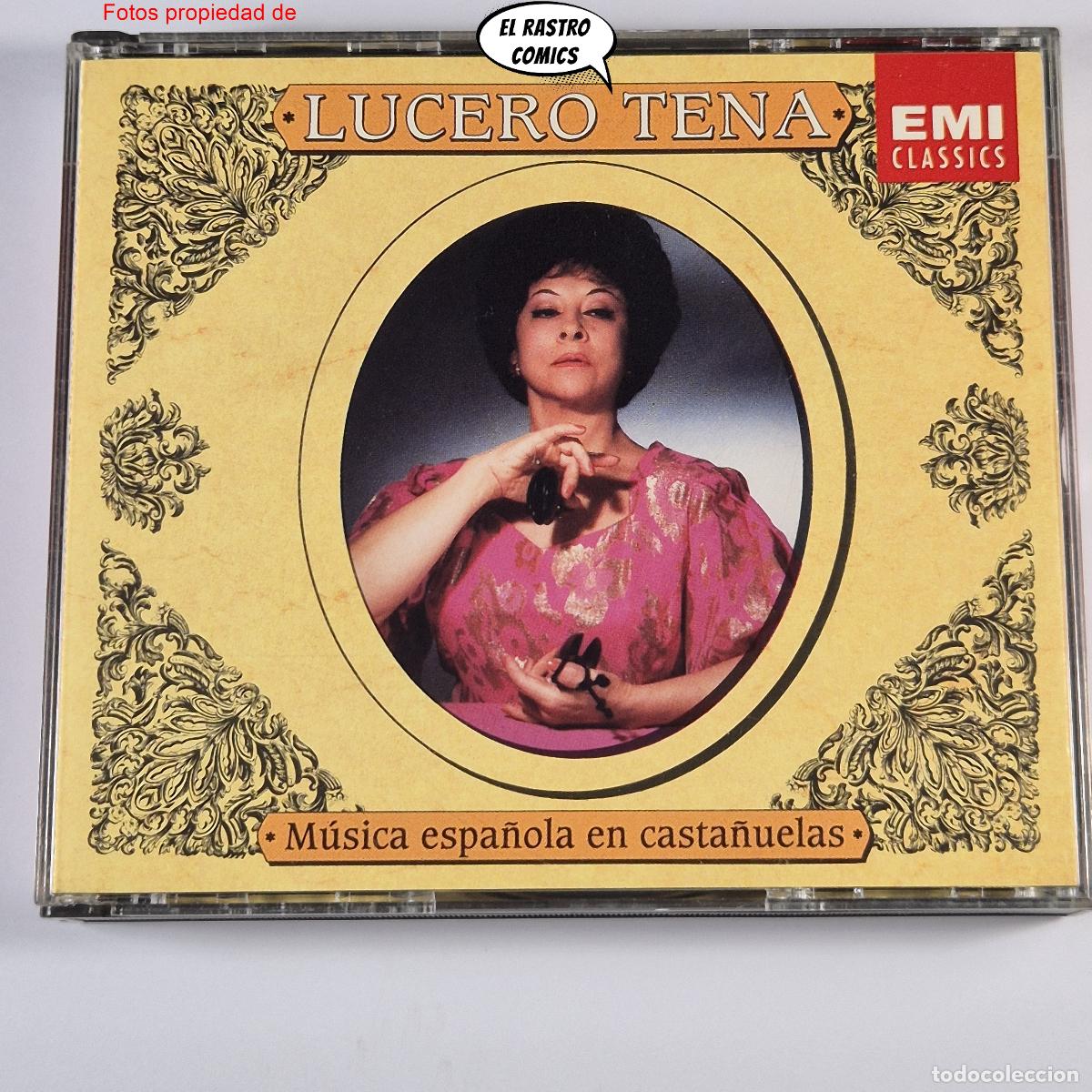 CDs de M&uacute;sica: Lucero Tena, M&uacute;sica Espa&ntilde;ola en Casta&ntilde;uelas, doble, 2 CD EMI 1992, excelente estado