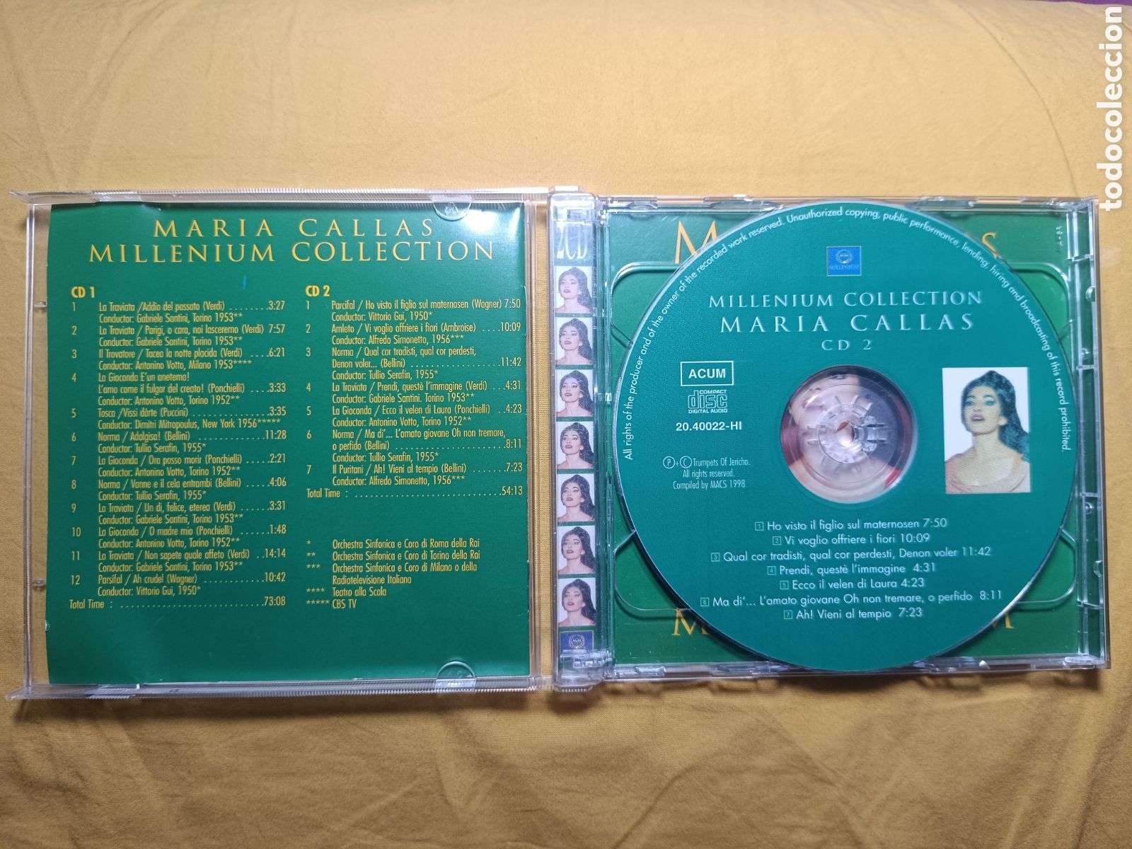 CDs de m&uacute;sica: Mar&iacute;a Callas Millenium Collection (2 CD) - Foto 2