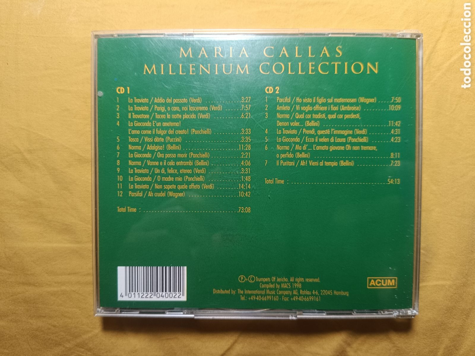 CDs de m&uacute;sica: Mar&iacute;a Callas Millenium Collection (2 CD) - Foto 3