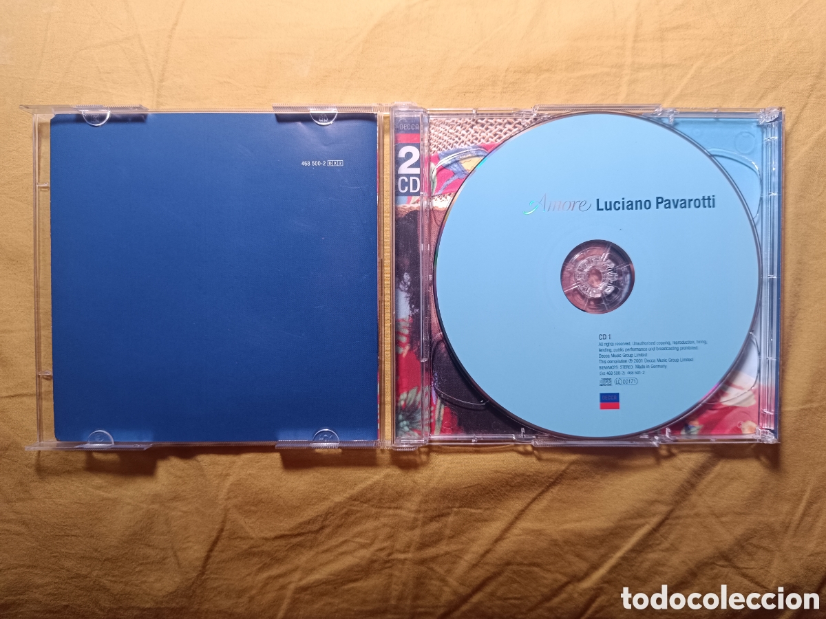 CDs de m&uacute;sica: Pavarotti amore (2 CD) - Foto 2