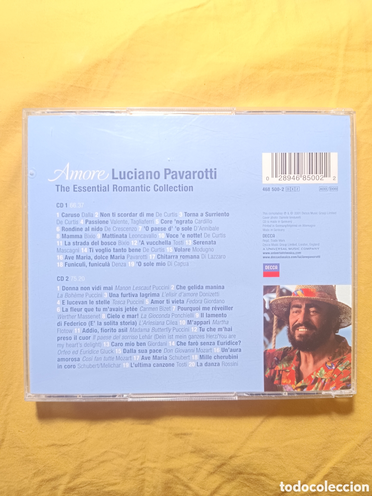 CDs de m&uacute;sica: Pavarotti amore (2 CD) - Foto 3