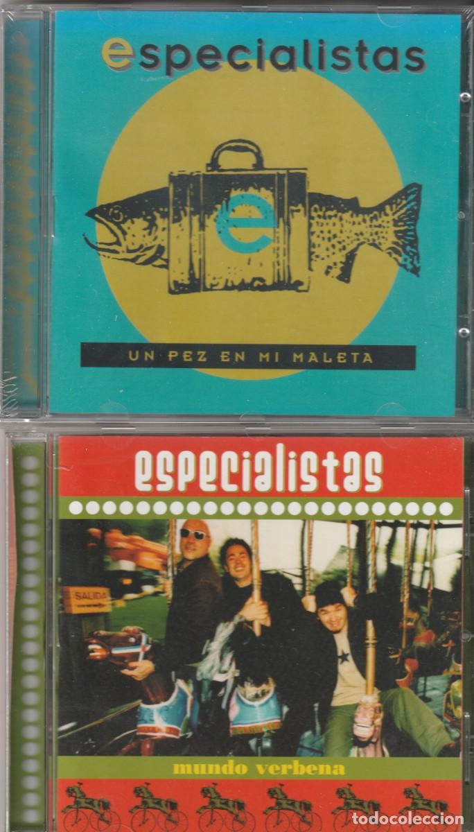CDs de M&uacute;sica: LOTE DE 2 CDS -ESPECIALISTAS-UN PEZ EN MI MALETA + MUNDO VERBENA-pr&aacute;cticamente nuevo