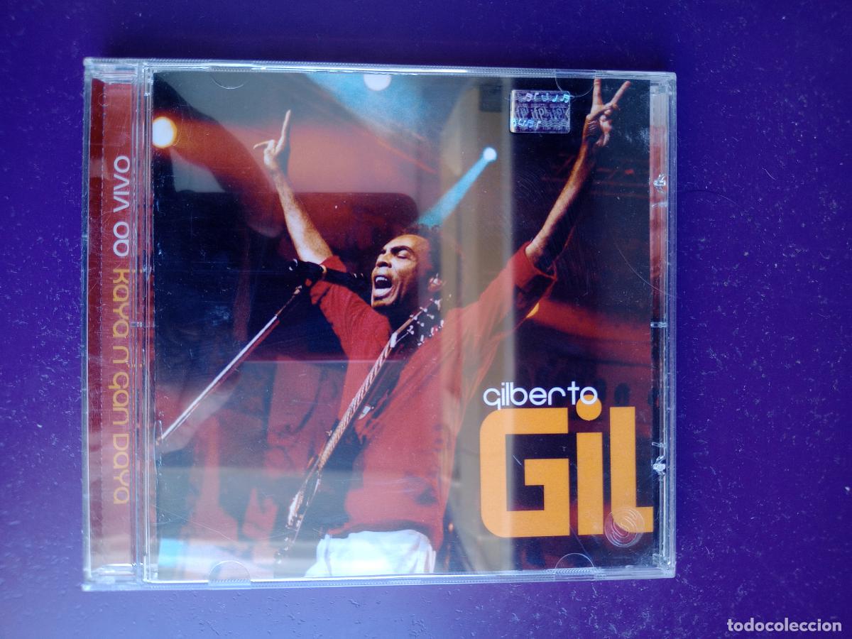 CDs de M&uacute;sica: Gilberto Gil &ndash; Kaya N&rsquo;Gan Daya Ao Vivo - CD SOM LIVRE 2003, MUY POCO USO - BRASIL MPB REGGAE