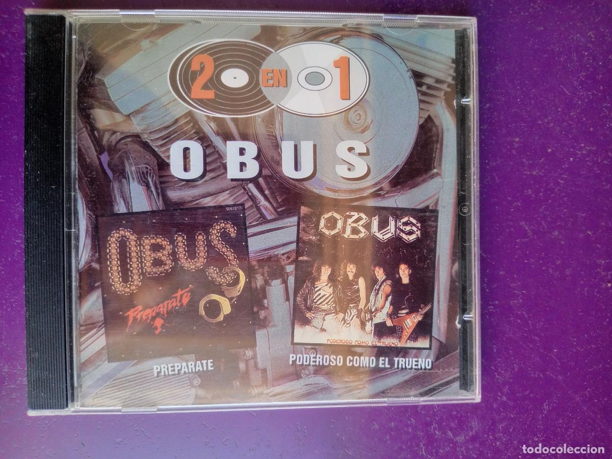 CDs de M&uacute;sica: Obus &lrm;&ndash; Preparate + Poderoso Como El Trueno - CD ZAFIRO 1997 - POCO USO - HARD ROCK, METAL