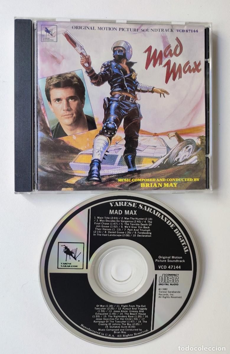 CDs de M&uacute;sica: BSO CD - MAD MAX / MUSIC BY BRIAN MAY - 1980 VARESE RECORDS LIMITED EDITION / IMPECABLE ESTADO