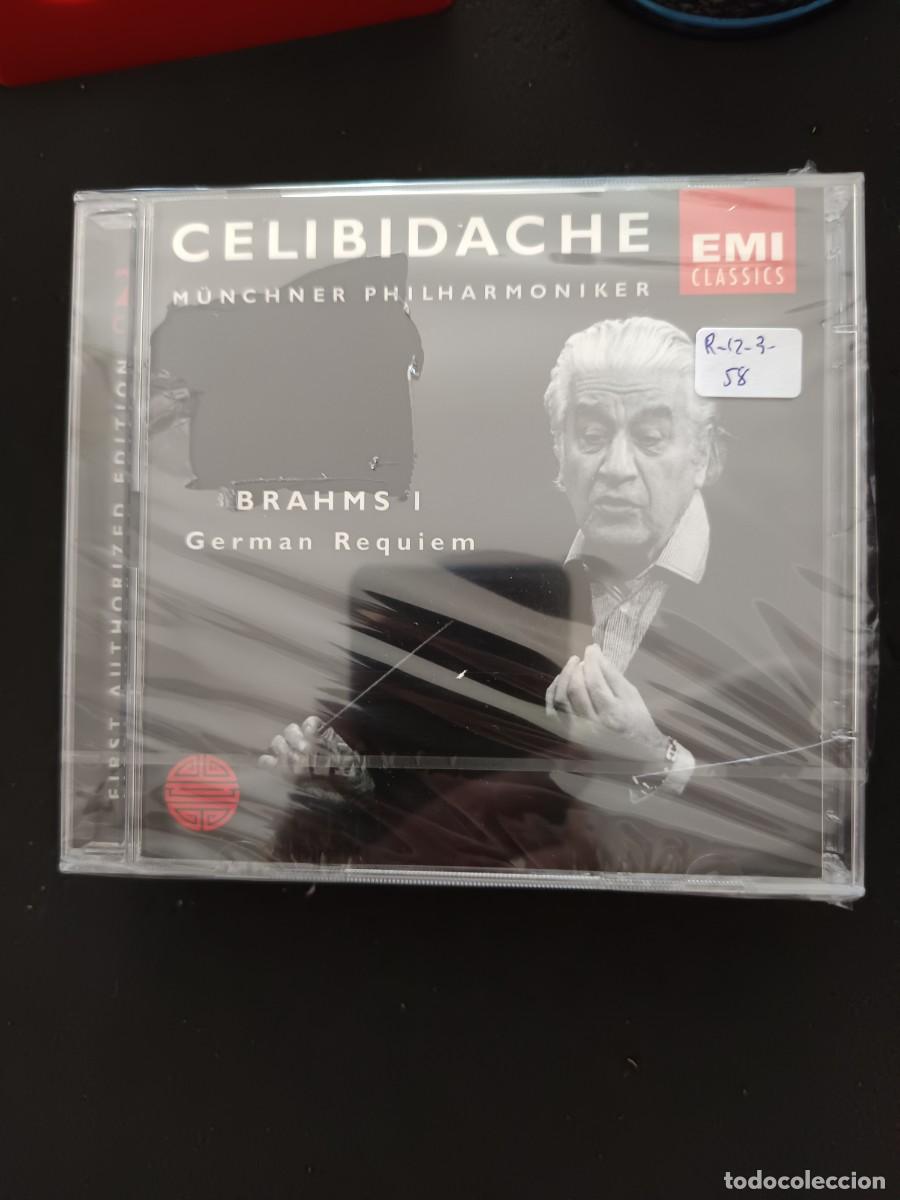 CDs de M&uacute;sica: 2 CD. CELIBIDACHE. BRAHMS.- EIN DEUTSCHES REQUIEM / SINF 1.- M&Uuml;NCHER PHILHARMONIKER 2 CD
