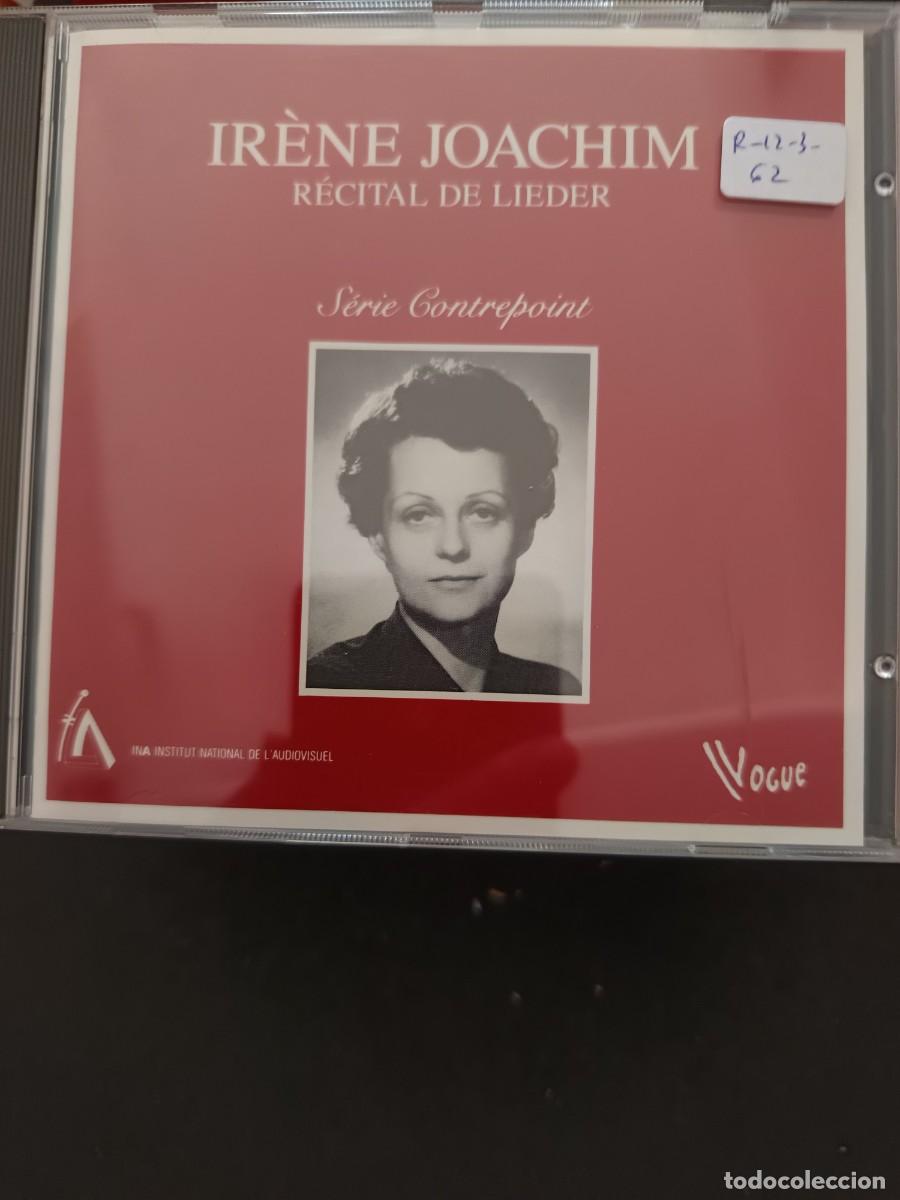 CDs de M&uacute;sica: IR&Egrave;NE JOACHIM. R&Eacute;CITAL DE LIEDER. S&Eacute;RIE CONTREPOINT