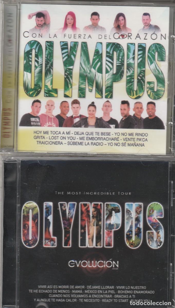 CDs de M&uacute;sica: 2 CDS - del grupo Olympus.-Con la Fuerza del Coraz&oacute;n + Evoluci&oacute;n-