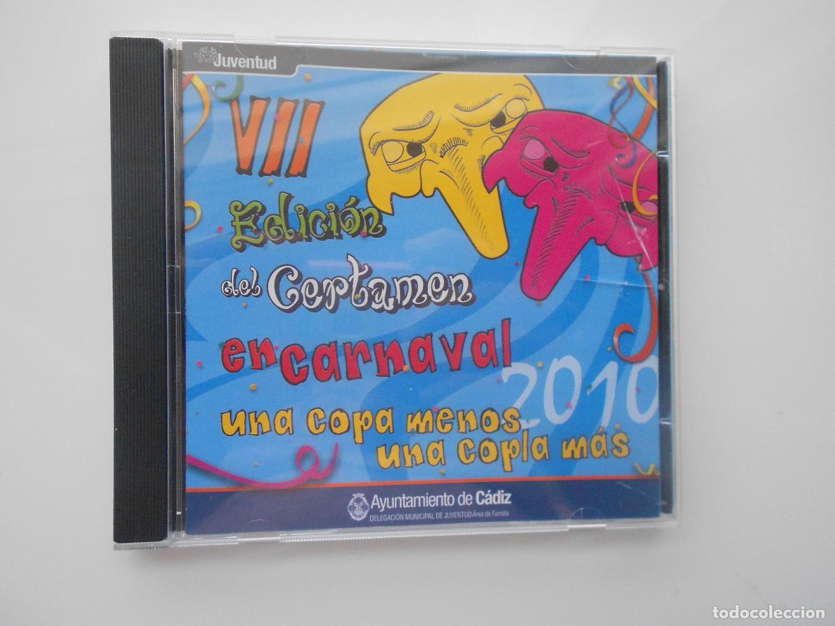 CDs de M&uacute;sica: VII DEL CERTAMEN EN CARNAVAL DE CADIZ - 2010 - UNA COPA MENOS UNA COPLA MAS - CD