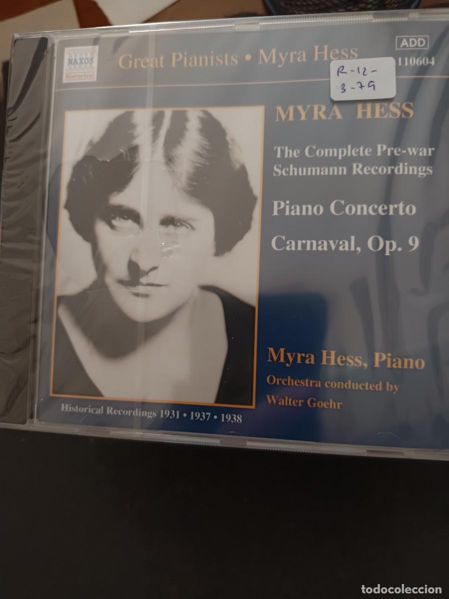 CDs de M&uacute;sica: MYRA HESS (PIANO) THE COMPLETE PRE-WAR SCHUMANN RECORDINGS: PIANO CONCERTO / CARNAVAL, OP. 9