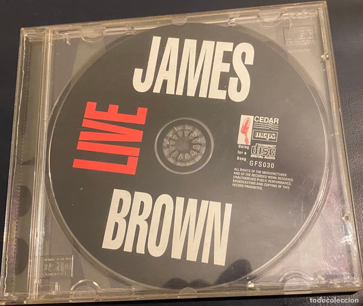 CDs de M&uacute;sica: 'Live', de James Brown. Funk / Soul / Rhythm and Blues. 16 temas. Sin car&aacute;tula. Buen estado.