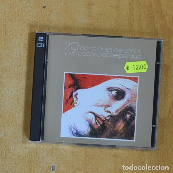 CDs de M&uacute;sica: LUIS EDUARDO AUTE - 20 CANCIONES DE AMOR Y UN POEMA DESESERADO - CD