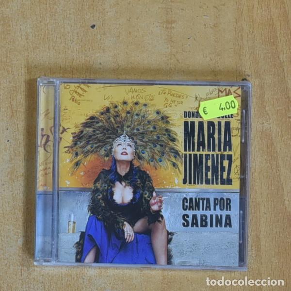 CDs de M&uacute;sica: MARIA JIMENEZ - CANTA POR SABINA - CD
