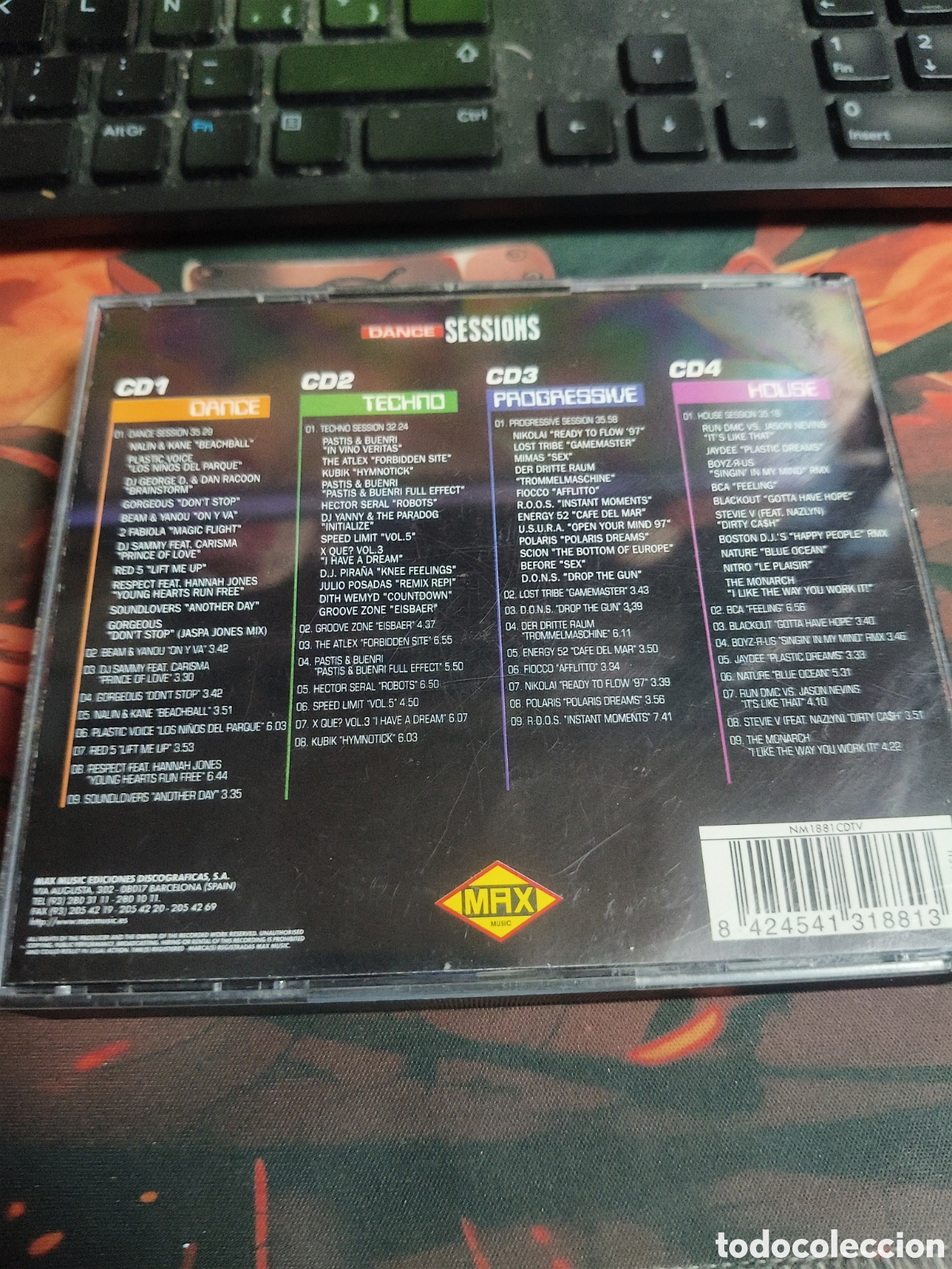 CDs de m&uacute;sica: Dance sessions - 4 Cds - Foto 2